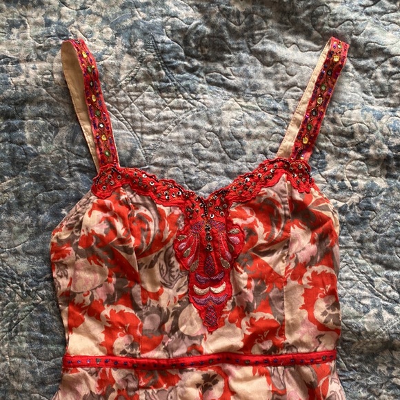 Free People bohemian mini dress - Picture 2 of 11